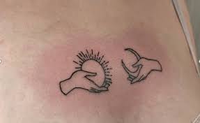 If you need to remove the design at any point, it is simple to do with rubbing alcohol or baby oil. Sun Moon Eye Tattoo Meaning