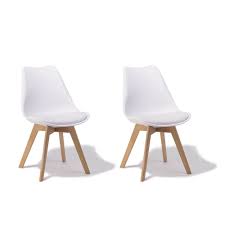 Chaise Kelly Blanche X 2 Chaise Salle A Manger Chaise Et Meuble Gifi