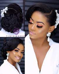 Stunning Rose Model Rolexmouth For Eyecandyinnovativeconcepts Hair By Oludavid Accessories Rf Ac Coiffure Nuptiale Idee Coiffure Mariage Coiffure Mariee