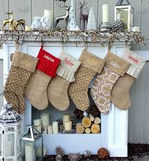 Find great deals on ebay for burlap christmas stockings. Personalized Elegant Burlap Christmas Stockings Print Moroccan Modern