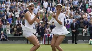 Elise mertens is a rising star on the wta tour! Hsieh Su Wei Elise Mertens Rally To Win Women S Doubles At Wimbledon Tennis News India Tv