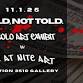 SOLD, NOT TOLD: Solo Art Show by Nic At Nite event image