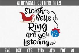 Chip and dale by umintsu on deviantart. Sleigh Bells Ring Christmas Svg Cut File Graphic By Oldmarketdesigns Creative Fabrica