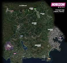 Horizon Japan Map Concept Forza Forza Horizon Forza Horizon 5 Japan Map