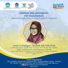 Maybe you would like to learn more about one of these? Juara 2 Penulisan Naskah Best Practice Ptk Paud Dan Dikmas Universitas Terbuka