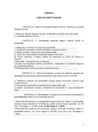 60, 63 şi 64 din legea nr. Partea I Curs Drept Funciar