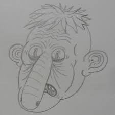 MrJoeJon's Pixel Pit — DickNose #art #doodle #drawing #head #face...