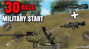 Awm And M249 30 Kills Pubg Mobile Millitary Start Was Amazing Youtube