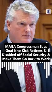 Rep. Mike Collins (R-GA) says Republicans' next goal is to kick seniors off  Social Security: “Get off of Social Security. Get back into the workforce.”  #trendingreelsvideo #foryoupagereels #SocialSecurity #doge