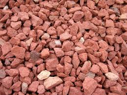 Whatever type and size of rocks is right for you, the home depot offers the amount needed for projects of any size. Red Brick Chips Landscaping With Rocks Stone Decor Landscape Rock