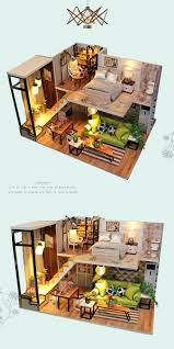 Doll House Miniature Dollhouse Kit Toys For Children New Year Christma Ezbuypay Sims House Plans Sims House Tiny House Design