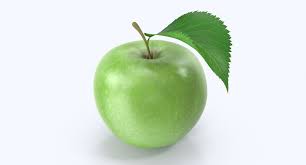 3d Model Apple Green Rasteniya