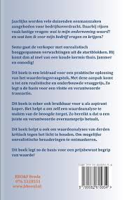 Bol Com Waardering Eenmanszaak Peter Schuitmaker 9789082615654 Boeken