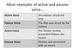 In this sentence, it is not clear who conducted this study. A Little More On Verbs Active And Passive Voice An Active Voice Verb Is An Action Verb That Shows The Subject Acting Active Voice Is Usually More Vigorous Ppt Download