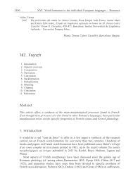 pdf) french morphology