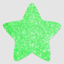 Glitter Green Classic Round Sticker Zazzle Com In 2021 Round Stickers Print Stickers Star Designs