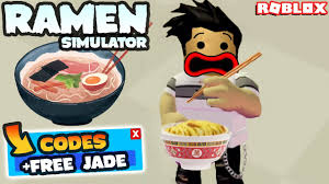 Get all working roblox pogo simulator codes for 2021. How To Get Free Jade New Ramen Simulator Codes Roblox Game Codes Youtube