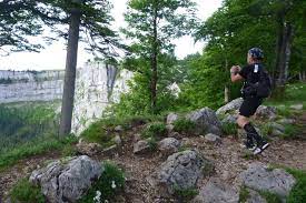 The trail next enters swiss canyon, which boasts high rock walls. Swiss Canyon Trail Trailrunning Termine