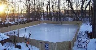 Backyard Ice Rink How Cool Would This Be One Day Backyard Ice Rink Backyard Hockey Rink Backyard Rink
