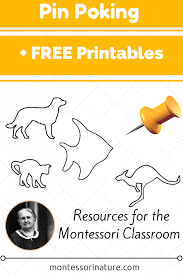 pin poking activities free printables montessori nature montessori activities montessori lessons kids learning pin poking activities free printables