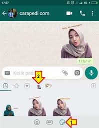 Cara Buat Stiker Whatsapp Dengan Wajah Sendiri Lebih Halus Carapedi