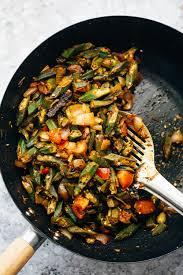 Line a baking sheet with parchment paper. Easy Homemade Masala Bhindi