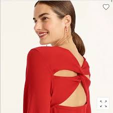 J.Crew Twist-back sweater-dress