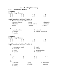 We would like to show you a description here but the site won't allow us. Inside Reading Answer Key