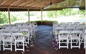 Smaller Set Up Rain Back Up Poconos Outdoor Furniture Sets Wedding Package
