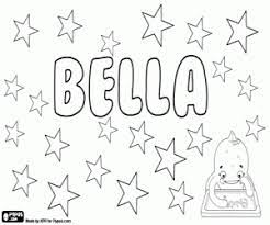 Bella Nombre Para Nina Para Colorear Pintar E Imprimir