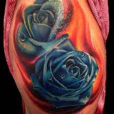 I tattooed myself, apprentice at blue rose tattoo, ig: Blue Rose Tattoo Designs And Ideas Tatring