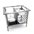 This stainless steel storage rack is pretty convenient and space saving.feature:material: Stainless Steel Commercial Kitchen Units Shelving Caterkwik