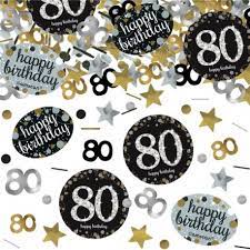Verjaardag Tafel Confetti 80 Jaar Jokershop Be Feestwinkel
