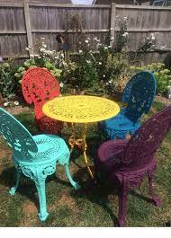 Acquire Fantastic Recommendations On Bistro Furniture Design They Are Actually On Call Iron Patio Furniture Vintage Patio Furniture Patio Furniture Makeover