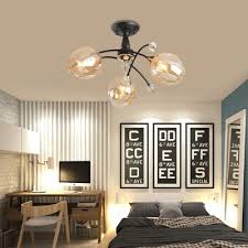 84028 grafik 1 light flush lamp for wall or ceiling. Amber Blue Curved Semi Flush Mount 3 6 Light Modern Glass Ceiling Light For Living Room Beautifulhalo Com