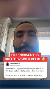This prank 😂 #UFC315 , (via bullyb170/X h/t Ocelot_MMA/X)