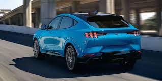 It looks like an afterthought, hastily applied on the dash. Ford Mustang Mach E Starts At 44 995 First Deliveries A Long Way Off