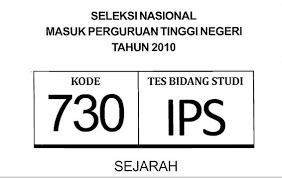 Kegagalan tersebut lebih banyak terjadi karena kurang pahamnya siswa terhadap sbmptn itu sendiri. Download Soal Snmptn 2010 Tes Bidang Studi Ips Kode 730 Cari Soal