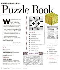 Themed crossword puzzles with a human touch. 2019 The Dallas Morning News Puzzle Book