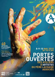 Portes Ouvertes Des Ateliers D Artistes Du Pere Lachaise Associes Paris 75020 Ile De France Porte Ouverte Pere Lachaise Affiche