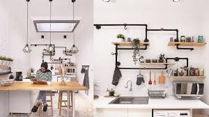 Nah itulah 7 desain dapur minimais dengan kitchen set bentuk l, cocok untuk hunian mungil yang bisa anda terapkan dirumah. Tampil Beda Inspirasi Desain Dapur Mungil Dengan Dekorasi Pipa Besi Bangka Pos