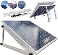 2x Solar Panel Mounting Bracket Adjustable Angle ABS Tilt Mount Fixing Wall Roof