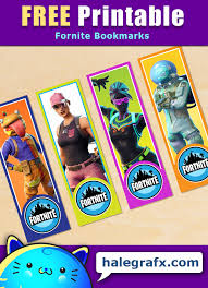 free printable fortnite bookmarks