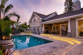 Here, the covered patio space flows into an open patio as well as one with a rooflike, windowed upper boundary. Cape Cod Home With Backyard Pool And Covered Porch Hgtv
