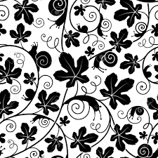 3d paper art pattern garden spiral curve flower vine. Snails On The Vine Seamless Black And White Vector Pattern Of Royalty Free Cliparts Vectors And Stock Illustration Image 96115114