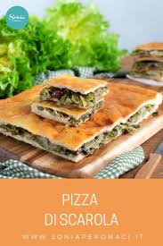 Pizza Di Scarola La Ricetta Tradizionale Campana Ricetta Ricette Pizza Di Scarola Idee Alimentari