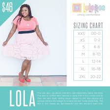 Lularoe Lola Sizing Chart And Price Lularoe Lola Sizing
