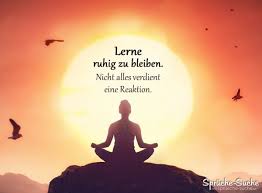 Lerne Ruhig Zu Bleiben Nicht Alles Verdient Eine Reaktion