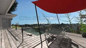 Maison D Architecte Contemporaine De 157 M En C Avec Garage Sous Sol Pour Terrains En Pente Plan Maison Architecte Plan Architecte Maison Plain Pied