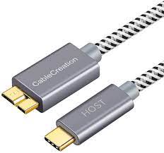 Shop the top 25 most popular 1 at the best prices! Amazon Com Usb C To Micro B 3 0 Cable Gen 2 10g Cablecreation 1ft Usb 3 1 External Hard Drive Cable Compatible With Macbook Pro Hdd External Hard Drive Ipad Pro 2020 0 3m Gray Computers